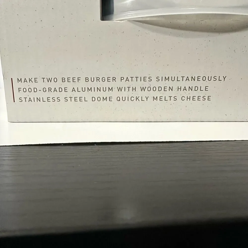 Parini Double Burger Press and Cheese Melting Dome